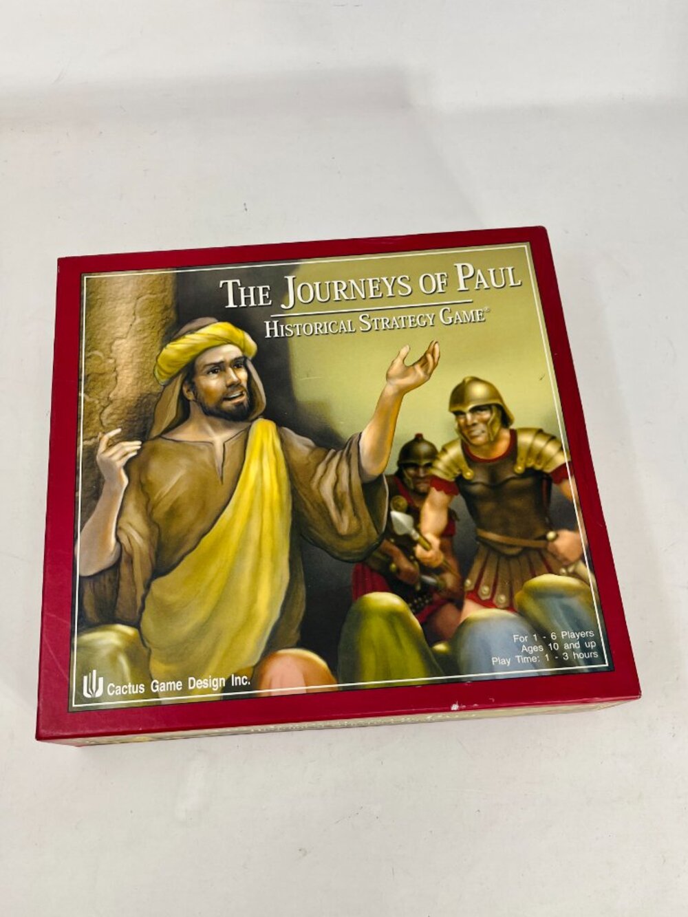 NEW ~ The Journeys of Paul Historical Strategy Board Game Bible Education